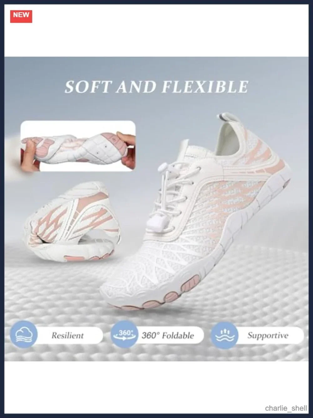 Barefoot Shoes Wide Toe Box Non-Slip Mesh Water Hiking Trail Sneakers